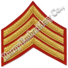Uniform Accessories Machine Embroidery Chevrons